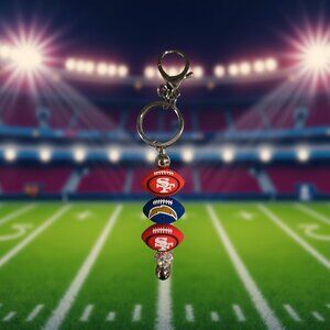Niners and Chargers keyring~ new!
